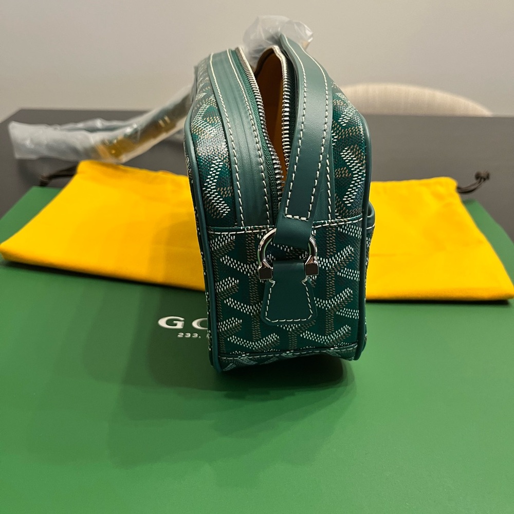 NEW 💚 Goyard SAC CAP-VERT PM Unisex Green Crossbody - Authentic *FULL SET* - Picture 11 of 16